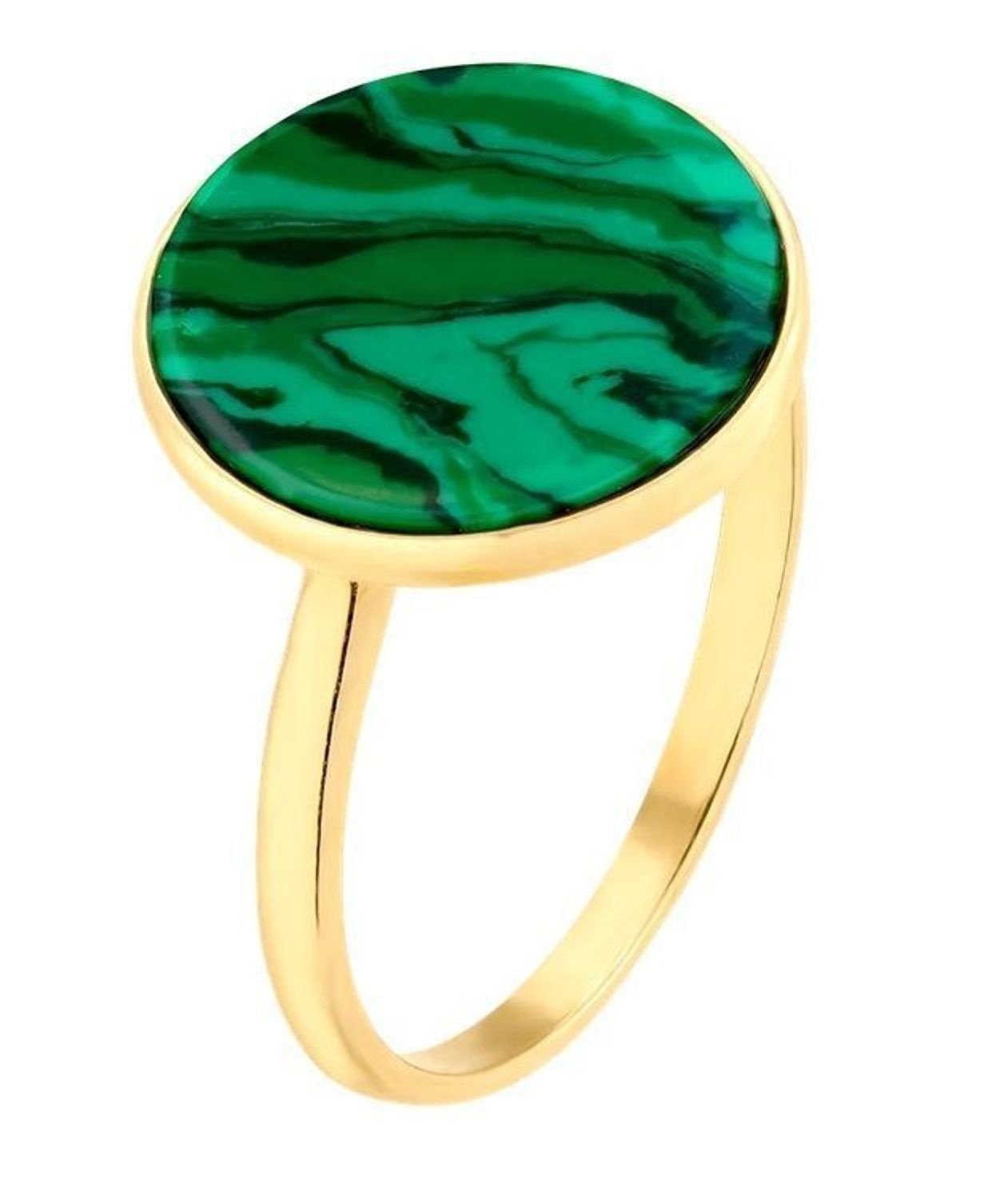 Pierścionek srebrny pozłacany z malachitem DZP389 MAL Z. Pierścionek srebrny. Pierścionek srebrny pozłacany. Pierścionek z malachitem. Pierścionek idealny na prezent..jpg